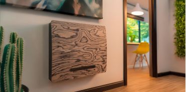 Galletti introduceert fancoil met houten afwerking