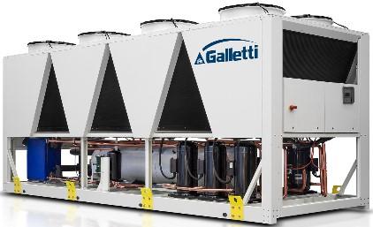 V-iper high efficiency koelmachines en warmtepompen van Galletti