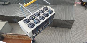 Plaatsing koelmachine met vrije koeling